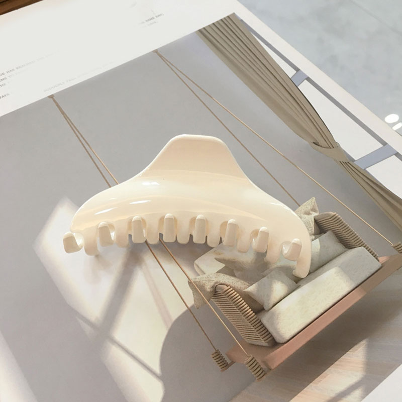 Transparent-Hair-Claws-Crab-Solid-Color-Acrylic-Barrette-Vintage-Hair-Clip-Simple-Elegant-Hair-Accessories-Ponytail-5